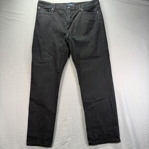 Lucky Brand Jeans Mens 38x30 Black 329 Classic Straight Denim Stretch 5 Pocket